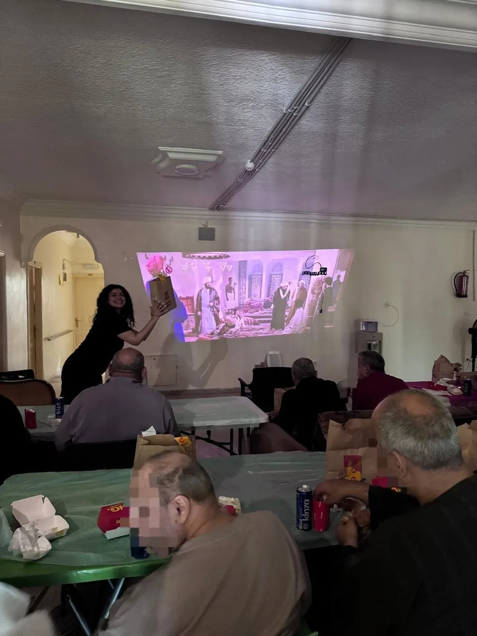 Movie Day for the Elderly